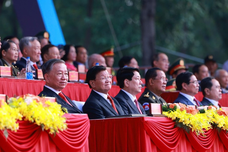 Dirigentes de Vietnam, Laos y Camboya acuden al evento.