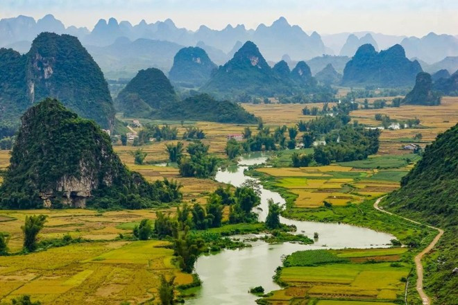 El hermoso y tranquilo paisaje natural es una de las atracciones para los turistas internacionales que visitan Vietnam. (Foto de ilustración. Fuente: Vietnam+)