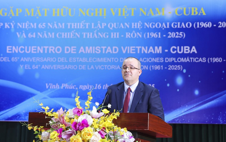 El ministro consejero de Cuba en Vietnam, Joy Puentes Saldise. El ministro consejero de Cuba en Vietnam, Joy Puentes Saldise.