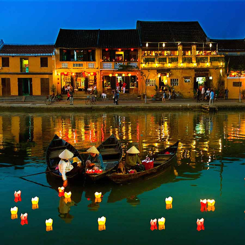 La ciudad antigua de Hoi An.