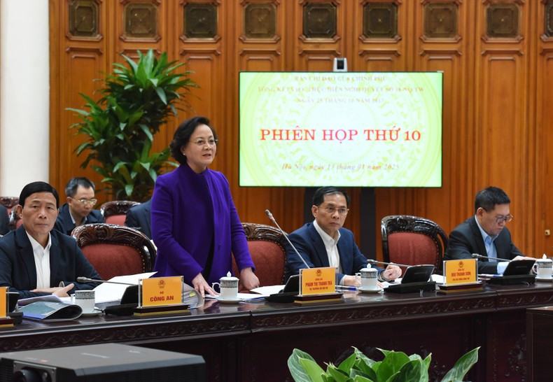 La ministra de Asuntos Interiores, Pham Thi Thanh Tra. La ministra de Asuntos Interiores, Pham Thi Thanh Tra.
