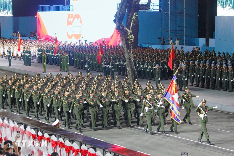 El bloque de la fuerza del Ejército Real de Camboya.