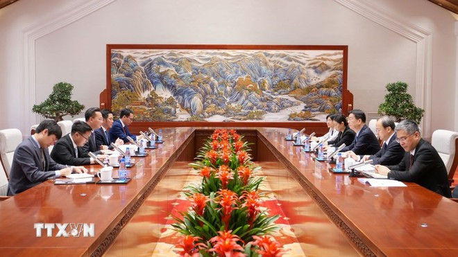 En el encuentro. (Fuente: VNA)