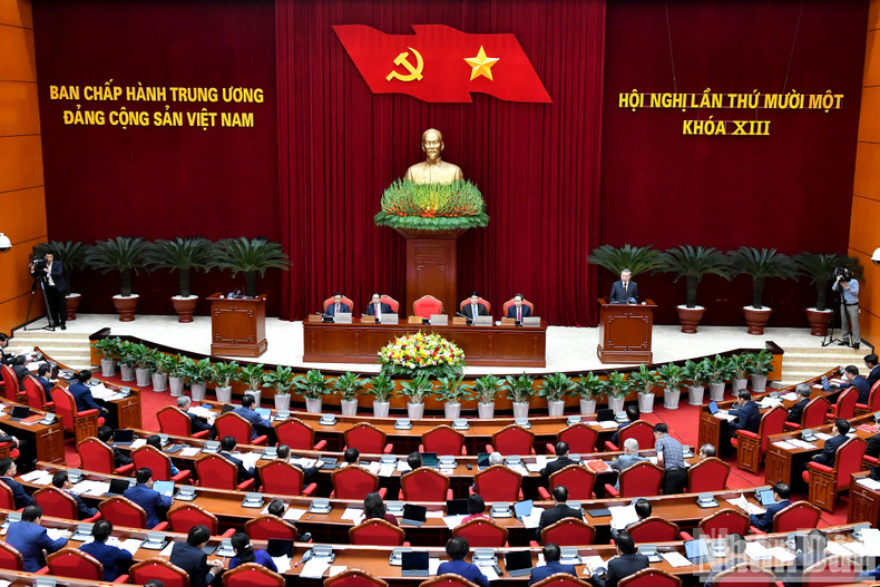 En la cita. (Foto: Nhan Dan)