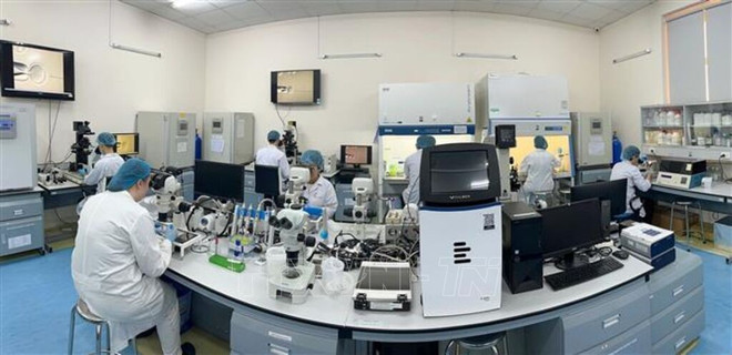 En la Universidad Internacional de la Universidad Nacional de Ciudad Ho Chi Minh. (Fuente: VNA) En la Universidad Internacional de la Universidad Nacional de Ciudad Ho Chi Minh. (Fuente: VNA)