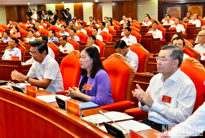 Los delegados en el evento. Los delegados en el evento.