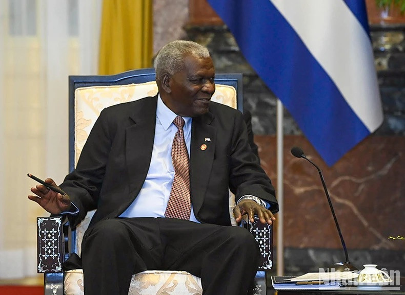 El titular legislativo cubano en el evento. El titular legislativo cubano en el evento.