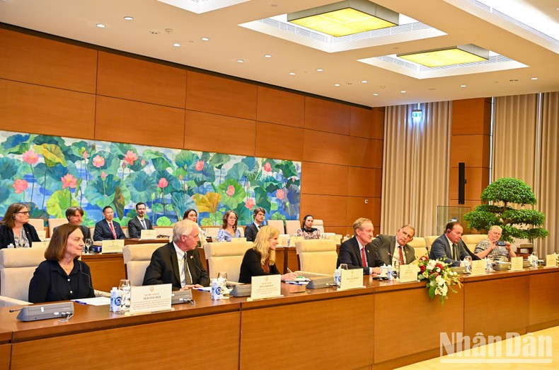 La delegación estadounidense. La delegación estadounidense.