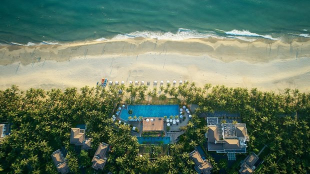 Premier Village Danang Resort en la playa de My An. (Fotografía: VNA) Premier Village Danang Resort en la playa de My An. (Fotografía: VNA)