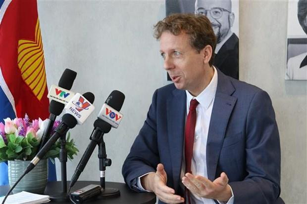 Igor Driesmans, jefe de la delegación de la Unión Europea (UE) ante la Asean. (Fotografía: VNA) Igor Driesmans, jefe de la delegación de la Unión Europea (UE) ante la Asean. (Fotografía: VNA)