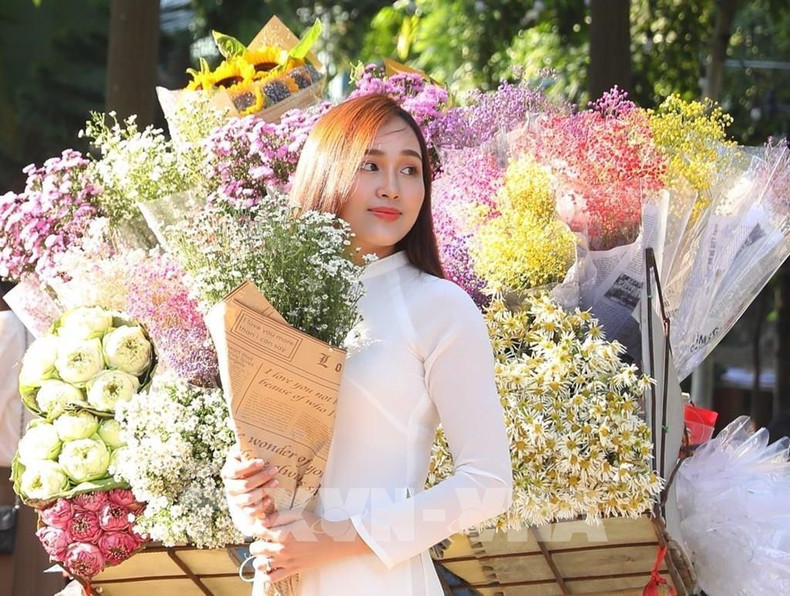 Otoño, estación de flores.