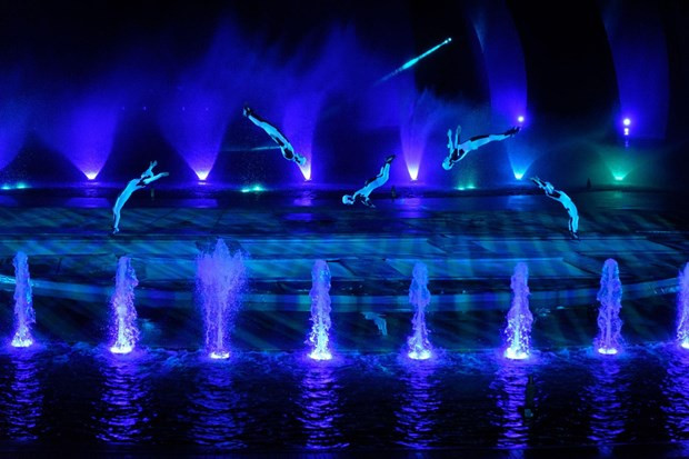 El espectáculo "Kiss of the Sea". (Fotografía: SunGroup) El espectáculo "Kiss of the Sea". (Fotografía: SunGroup)