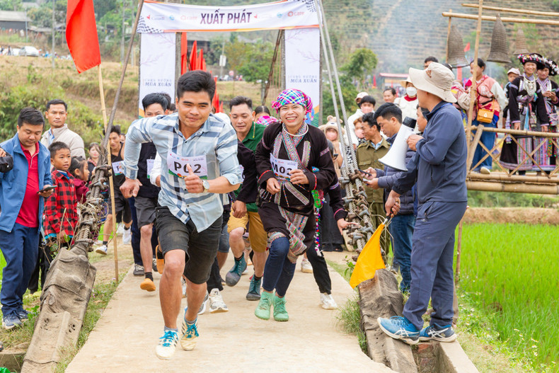 La Carrera de Felicidad en Lai Chau.