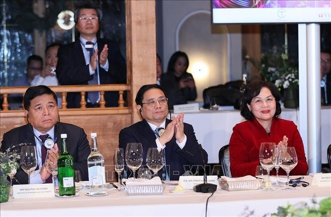 Pham Minh Chinh en el evento. Pham Minh Chinh en el evento.