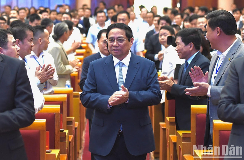 El primer ministro Pham Minh Chinh en el evento.