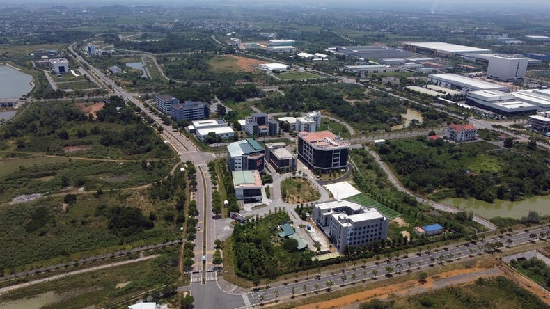 El Parque de Alta tecnología de Hoa Lac. (Fotografía: VNA) El Parque de Alta tecnología de Hoa Lac. (Fotografía: VNA)