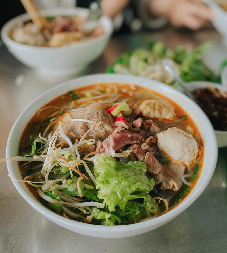 Fideos de arroz típicos de Hue. Fideos de arroz típicos de Hue.