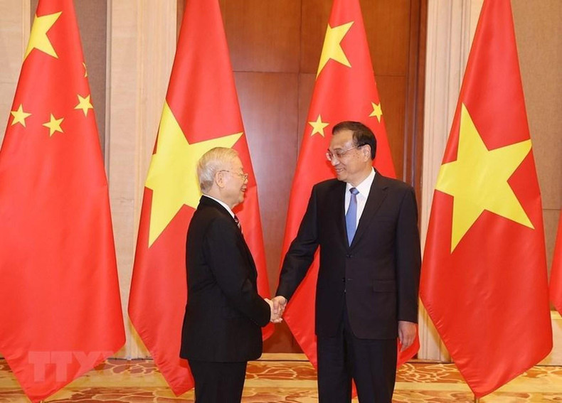 Nguyen Phu Trong se reúne con Li Keqiang.