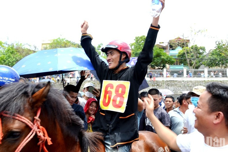 La alegría del vencedor.