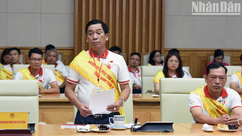 Tran Minh Men (provincia de Binh Thuan) ha donado sangre 12 veces.