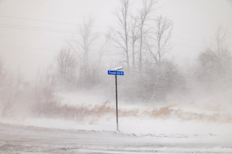 La región Wainfleet Ontario (Canadá) sufrió una tormenta de nieve justo en la Navidad. La región Wainfleet Ontario (Canadá) sufrió una tormenta de nieve justo en la Navidad.