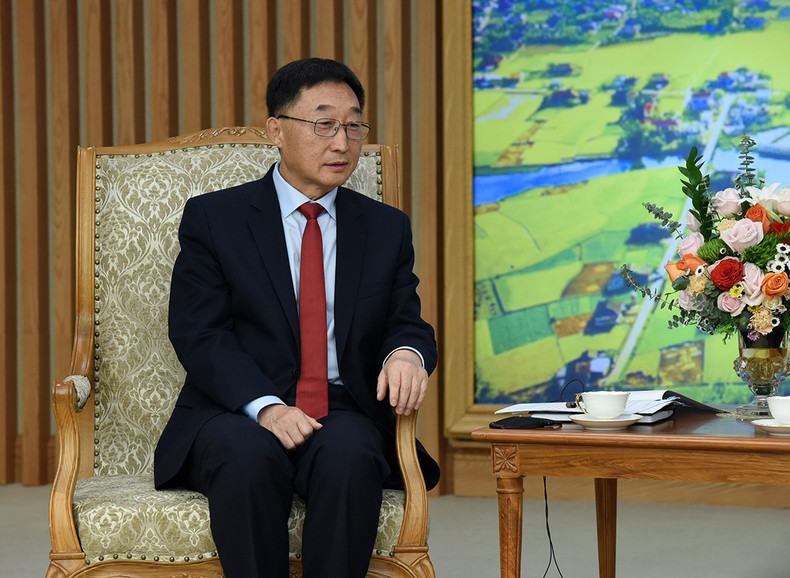 El secretario del Comité del Partido Comunista China en la región autónoma Zhuang de Guangxi, Liu Ning.