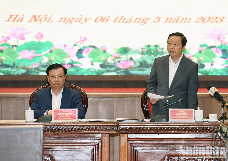 El vicepremier Tran Hong Ha en el evento. El vicepremier Tran Hong Ha en el evento.