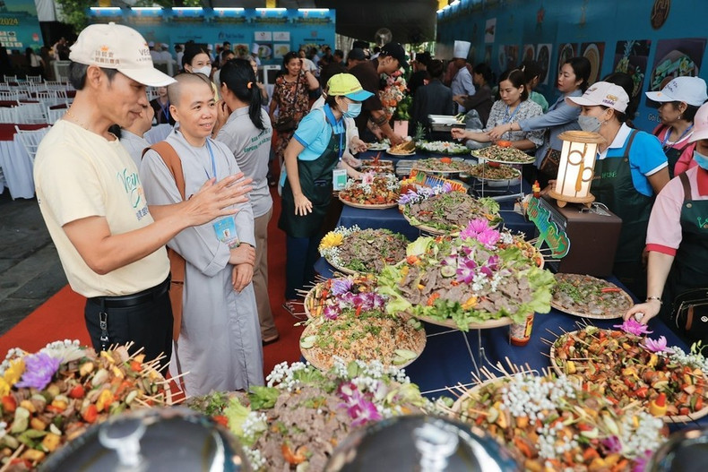 Los visitantes del festival.