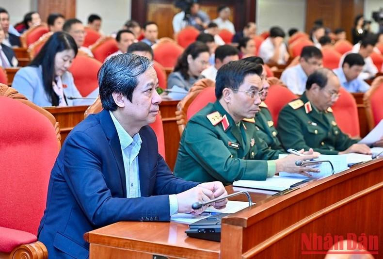 Los delegados en el evento. Los delegados en el evento.