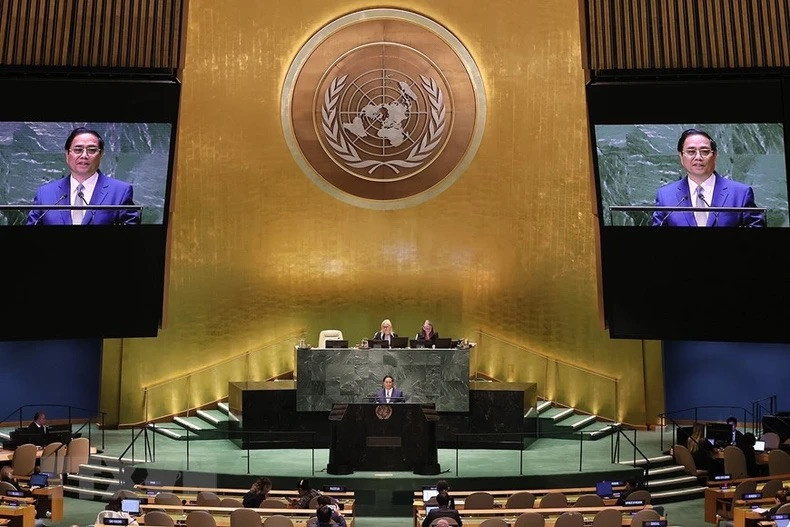 El discurso del premier vietnamita. El discurso del premier vietnamita.
