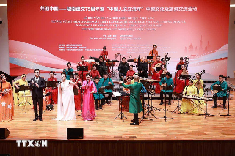 Actuación artística en el festival. (Foto: VNA)