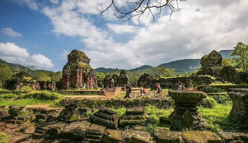 El 1 de diciembre de 1999, el sitio de la reliquia de My Son (en la comuna de Duy Phu, distrito de Duy Xuyen, provincia de Quang Nam) fue reconocido oficialmente por la Unesco como Patrimonio Cultural Mundial. (Fotografía: VNA)