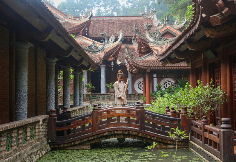 El templo Dia Tang Phi Lai. (Foto: VNA) El templo Dia Tang Phi Lai. (Foto: VNA)