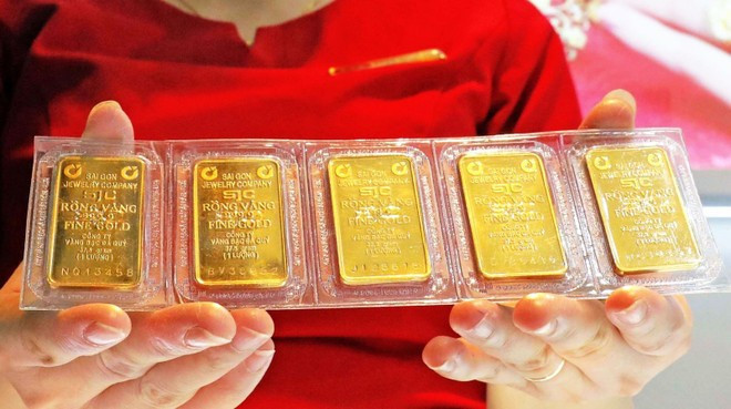 El índice de precios del oro en el cuarto mes en Vietnam aumentó un 10,54 por ciento en comparación con el mes anterior. (Foto: VNA)