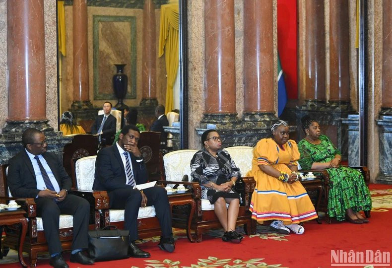 Delegados sudafricanos en la cita. Delegados sudafricanos en la cita.