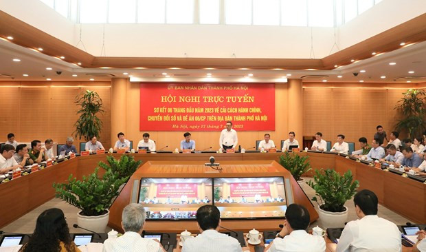 El panorama de la reunión. (Foto: hanoimoi.com.vn)