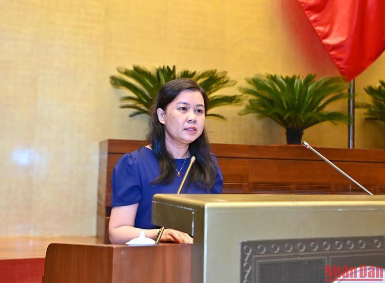 El vicepresidente de la Comisión de Asuntos Jurídicos de la AN, Nguyen Phuong Thuy, interviene en la reunión. El vicepresidente de la Comisión de Asuntos Jurídicos de la AN, Nguyen Phuong Thuy, interviene en la reunión.