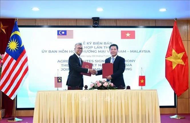 En la cuarta reunión del Comité Mixto de Comercio entre Vietnam y Malasia. (Foto: VNA)