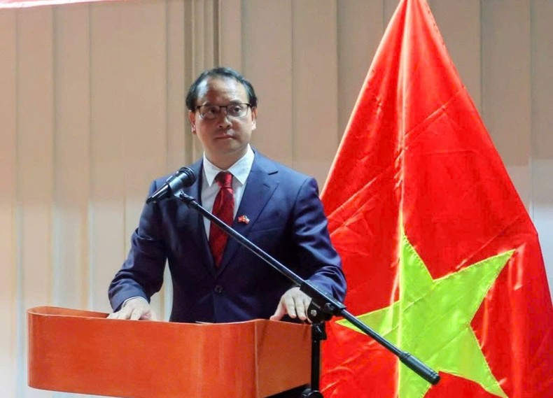 El embajador de Vietnam en Chile, Nguyen Viet Cuong, habla en el evento. (Foto: Embajada de Vietnam en Chile) El embajador de Vietnam en Chile, Nguyen Viet Cuong, habla en el evento. (Foto: Embajada de Vietnam en Chile)
