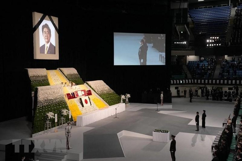 Funeral de Estado del difunto primer ministro japonés Shinzo Abe. (Fotografía: AFP/VNA)