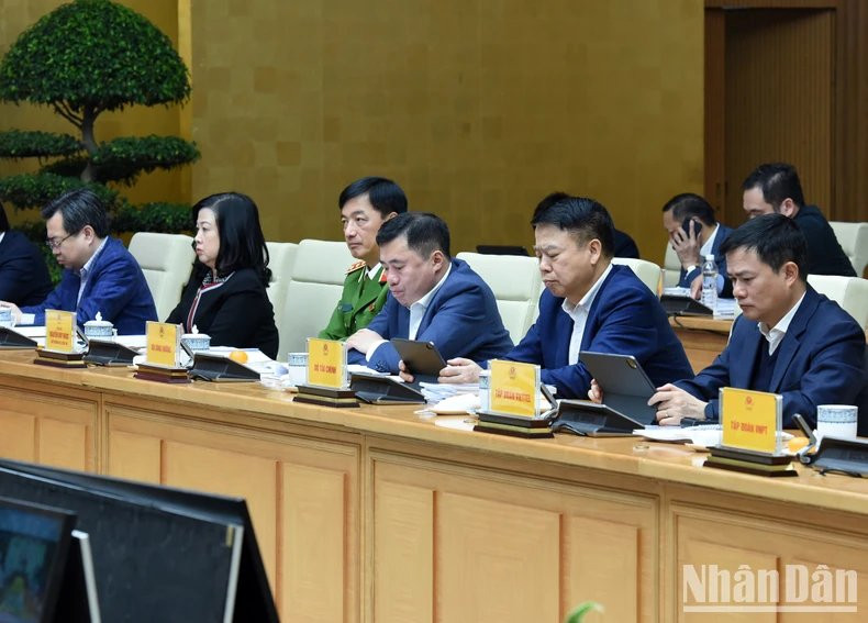 Delegados en la conferencia.