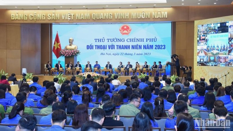 En el diálogo. (Foto: Nhan Dan) En el diálogo. (Foto: Nhan Dan)