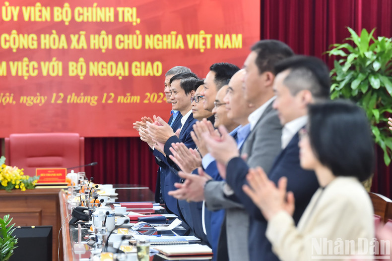 Dirigentes del Ministerio de Relaciones Exteriores.