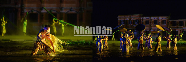 Reviven las labores de pesca de los hombres en el pasado. Reviven las labores de pesca de los hombres en el pasado.