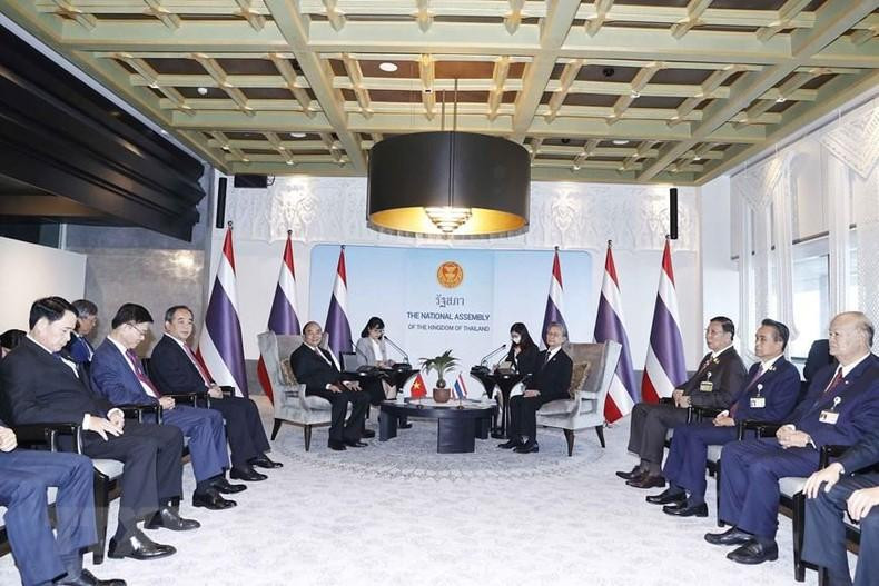 Escena de la recepción. (Fotografía: VNA)