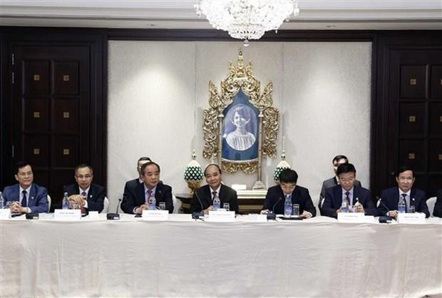 El presidente Nguyen Xuan Phuc en el evento. (Fotografía: VNA) El presidente Nguyen Xuan Phuc en el evento. (Fotografía: VNA)