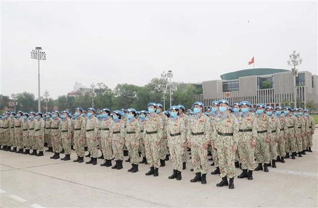 Miembros del Hospital de la Campaña de segundo nivel número 1 y 2 de Vietnam (Fotografía: VNA) Miembros del Hospital de la Campaña de segundo nivel número 1 y 2 de Vietnam (Fotografía: VNA)