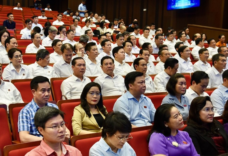 Delegados a la conferencia.