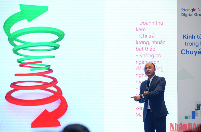 Kap Thanh Long, editor en jefe adjunto de la revista digital Conocimiento y experto periodístico, habla sobre las medidas para optimizar los ingresos de la publicidad. Kap Thanh Long, editor en jefe adjunto de la revista digital Conocimiento y experto periodístico, habla sobre las medidas para optimizar los ingresos de la publicidad.