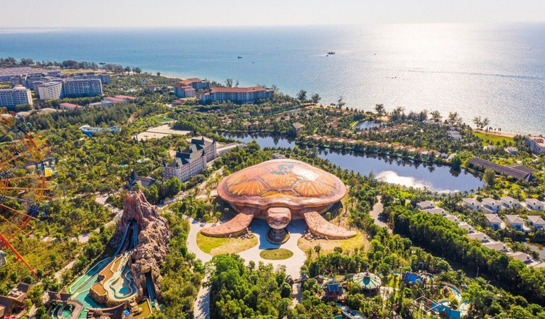 El complejo turístico y el acuario Phu Quoc, de la provincia de Kien Giang. (Foto: VNA)